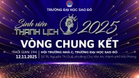 ĐÊM CHUNG KẾT CUỘC THI “SINH VIÊN THANH LỊCH NĂM 2025” – TỎA SÁNG VẺ ĐẸP TRÍ TUỆ VÀ PHONG CÁCH SINH VIÊN SAO ĐỎ!
