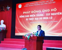 TRƯỜNG ĐẠI HỌC SAO ĐỎ PHÁT ĐỘNG ỦNG HỘ ĐỒNG BÀO MIỀN TRUNG - TÂY NGUYÊN BỊ THIỆT HẠI DO MƯA LŨ