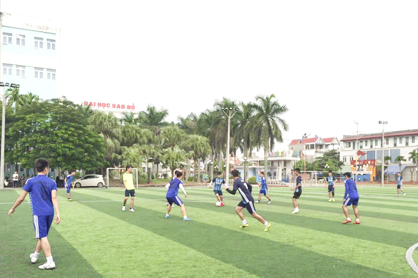 Lịch thi đấu giải bóng đá sinh viên khoa Điện năm 2022